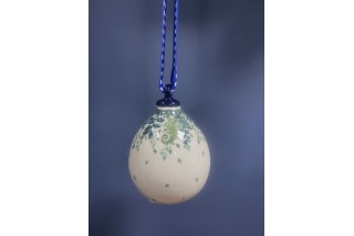 185  Bunzlau Kerstbal Druppel vorm 2320 Kerstballen